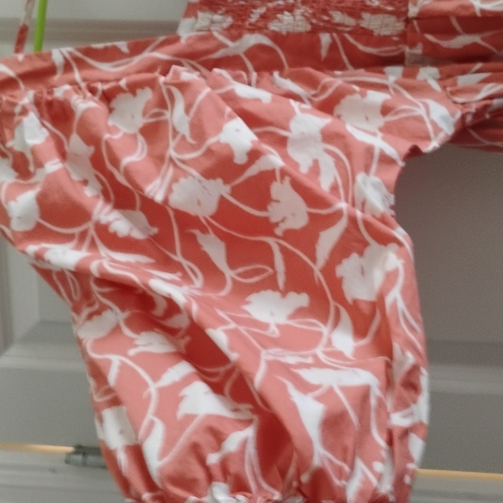 S ORANGE FLOWER DRESS - Picture 10 of 10